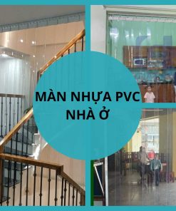 Màn nhựa kéo xếp nhà ở