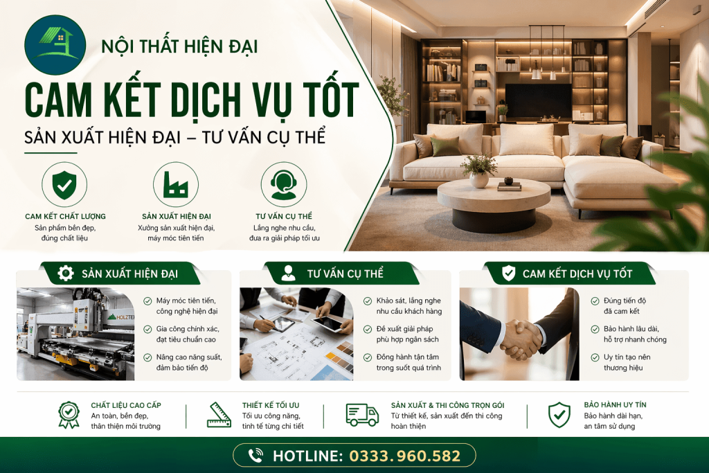 Báo Giá Nội Thất An Cường Mới Nhất Cho Căn Hộ Và Nhà Phố